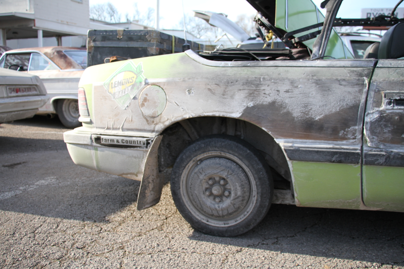 One well-used donut, as spotted at the mid-rally “concours” at the Lane.